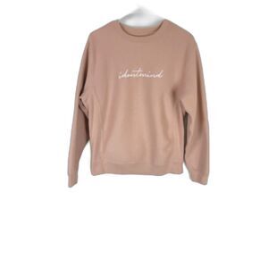 I don’t mind crewneck sweatshirt, size small, 70% cotton, 30% Poly